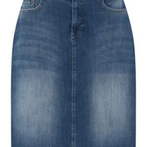 Cero Denim Nederdel - Blå med slid - Cero