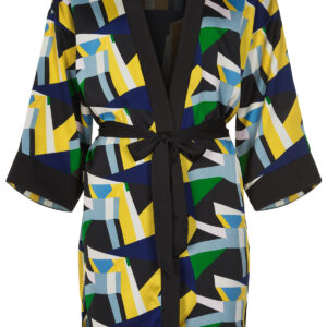 IN FRONT Isabel Kimono Cardigan, Farve: Multicolour, Størrelse: S/M, Dame - IN FRONT