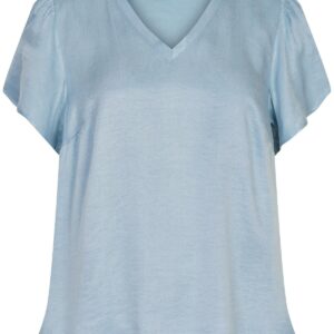IN FRONT Smilla Bluse, Farve: Light Blue, Størrelse: S, Dame - IN FRONT