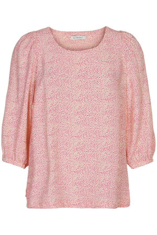 IN FRONT Yala Bluse, Farve: Pink, Størrelse: S, Dame - IN FRONT