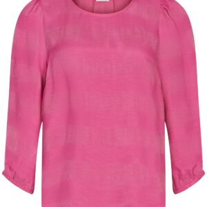 IN FRONT Filla Bluse, Farve: Pink, Størrelse: S, Dame - IN FRONT