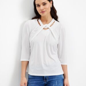 IN FRONT Martha Bluse, Farve: Off White, Størrelse: M, Dame - IN FRONT
