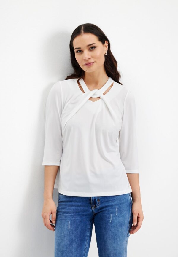 IN FRONT Martha Bluse, Farve: Off White, Størrelse: XL, Dame - IN FRONT