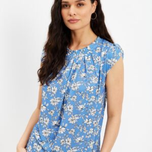 IN FRONT Grazia Bluse, Farve: Blue, Størrelse: M, Dame - IN FRONT