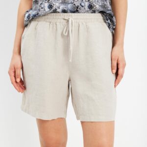 IN FRONT Lino Shorts, Farve: Nature, Størrelse: XL, Dame - IN FRONT
