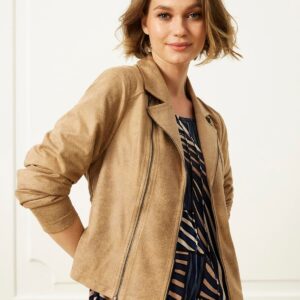 IN FRONT Melina Jakke, Farve: Light Brown, Størrelse: L, Dame - IN FRONT
