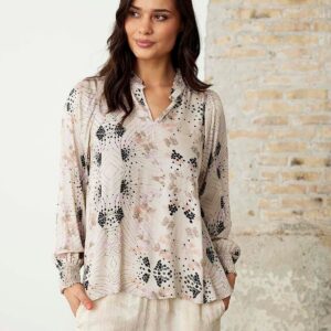 IN FRONT Darling Bluse, Farve: Coral, Størrelse: XL, Dame - IN FRONT