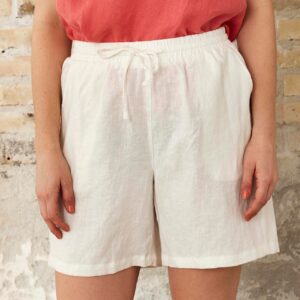 IN FRONT Linea Shorts, Farve: Off White, Størrelse: L, Dame - IN FRONT