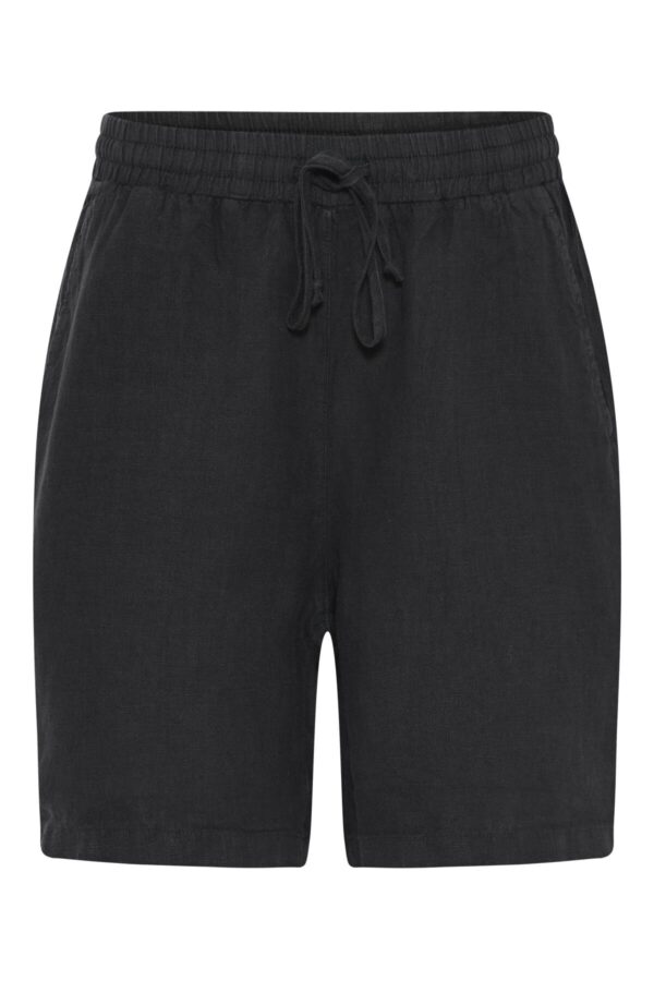 IN FRONT Lino Shorts, Farve: Black, Størrelse: L, Dame - IN FRONT