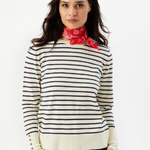 IN FRONT Lily Bluse, Farve: Off White, Størrelse: XL, Dame - IN FRONT