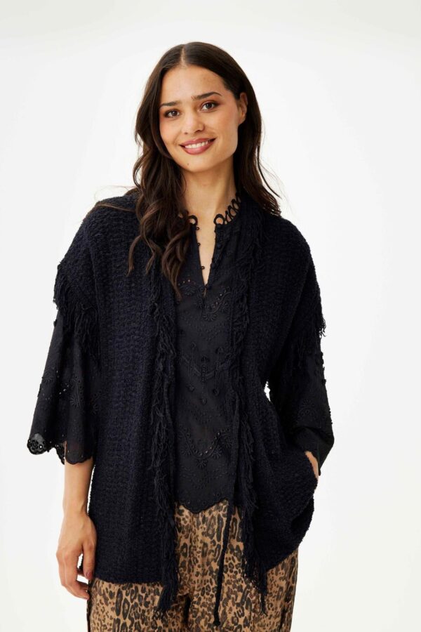 IN FRONT Poppy Vest, Farve: Black, Størrelse: L/XL, Dame - IN FRONT