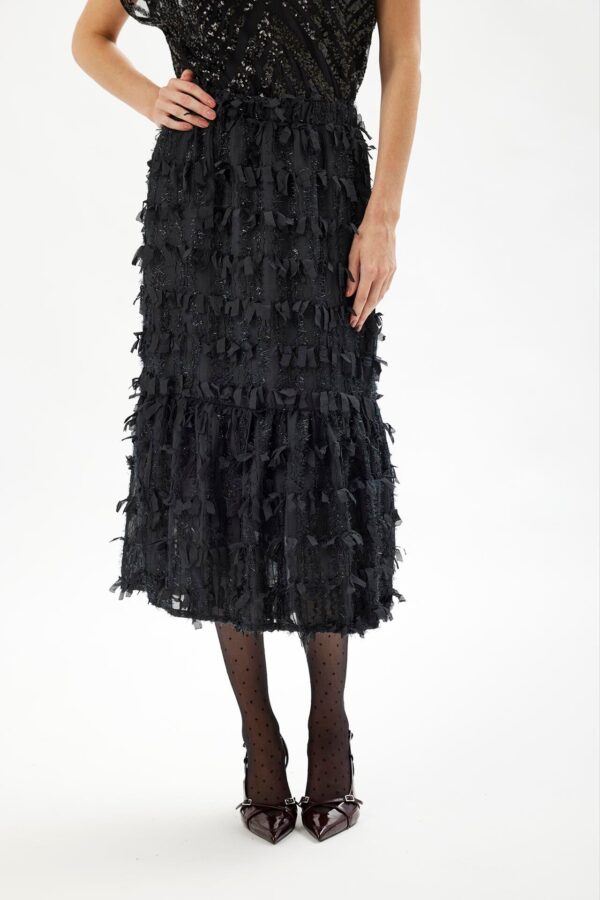 IN FRONT Isadora Nederdel, Farve: Black, Størrelse: XXL, Dame - IN FRONT