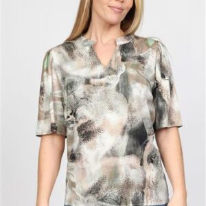 2 Biz Bluse Abstrakt print - 2 Biz