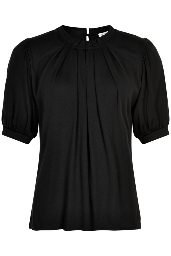 IN FRONT Grazia Bluse, Farve: Black, Størrelse: XL, Dame - IN FRONT