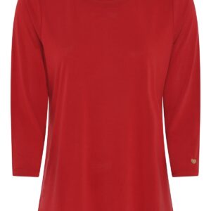 IN FRONT Nina T-shirt, Farve: Red, Størrelse: S, Dame - IN FRONT