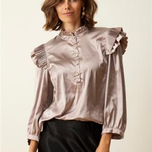 INFRONT Bluse Mocca - INFRONT