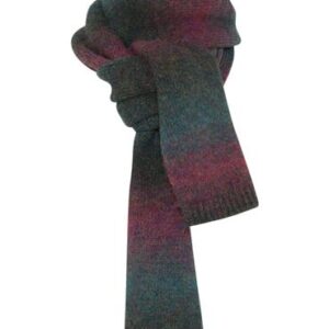 Lundgaard strikket tørklæde Multi Color - Lundgaard