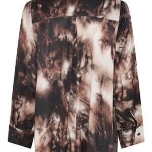 Lundgaard Skjorte Brun batik - Lundgaard