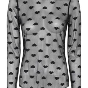 Soulmate Bluse Sort mesh - Soulmate