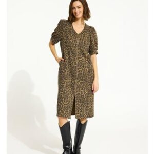 INFRONT Kjole Leopard - INFRONT
