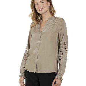 B. Copenhagen Skjorte 5128 - Vintage Khaki - B. Copenhagen