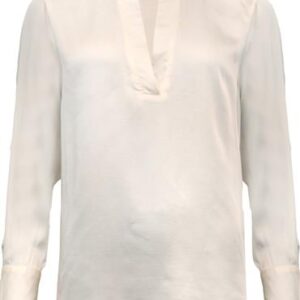 Costamani Bluse Hvid/Beige - Costamani