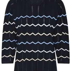 Micha Bluse Blue Chamb - Micha