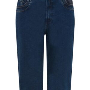 Cero Shorts Mørkeblå denim med slid - Cero
