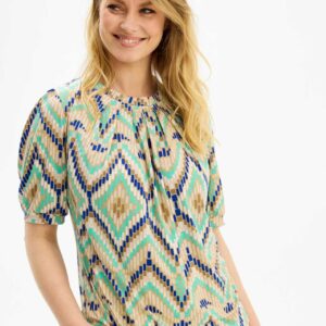 IN FRONT Grazia Bluse, Farve: Multicolor, Størrelse: L, Dame - IN FRONT