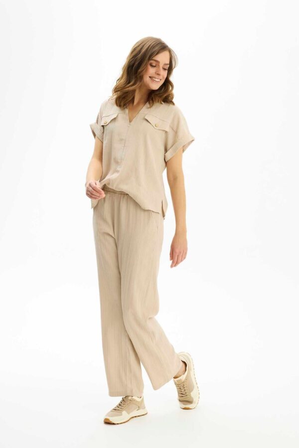 IN FRONT Camilla Jumpsuit, Farve: Sand, Størrelse: XL, Dame - IN FRONT