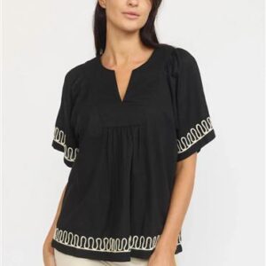 2 Biz Bluse BLACK - 2 Biz