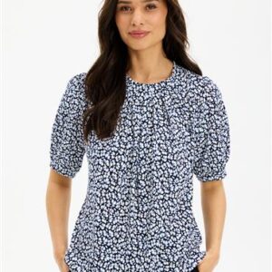 INFRONT Bluse 591 - Navy - INFRONT