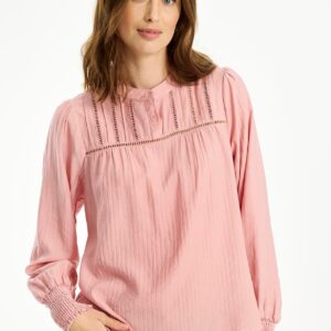 IN FRONT Safran Bluse, Farve: Rose, Størrelse: M, Dame - IN FRONT