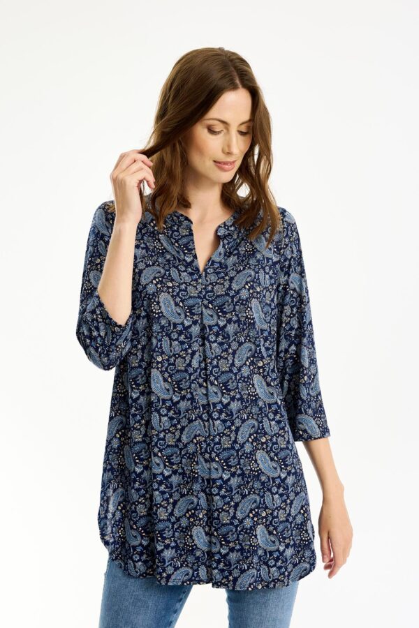 IN FRONT Maracollina Tunic, Farve: Blue, Størrelse: M, Dame - IN FRONT