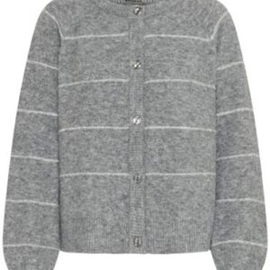 Fransa Cardigan Asphalt Melange - Fransa