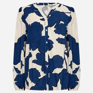 Soyaconcept Bluse Blå - Soyaconcept
