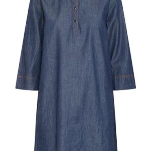 Fransa Kjole Raw blue - Fransa