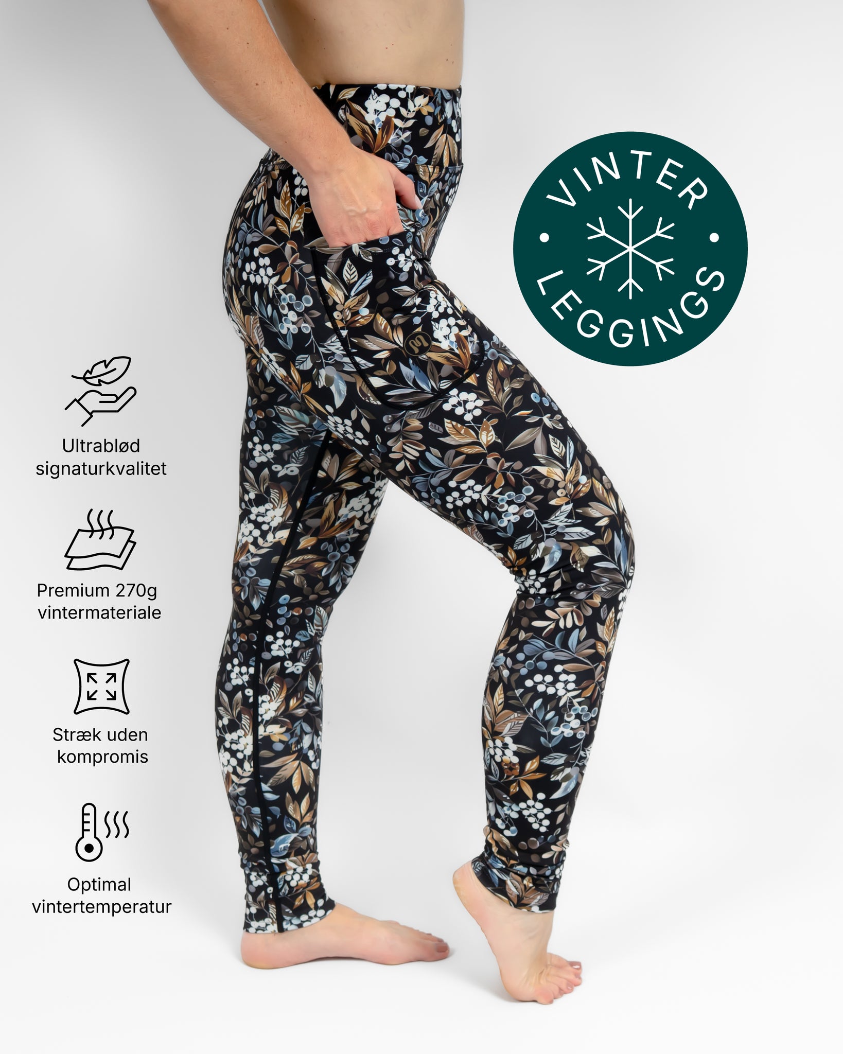 Aya Ravenberry Winter Leggings - Huabo