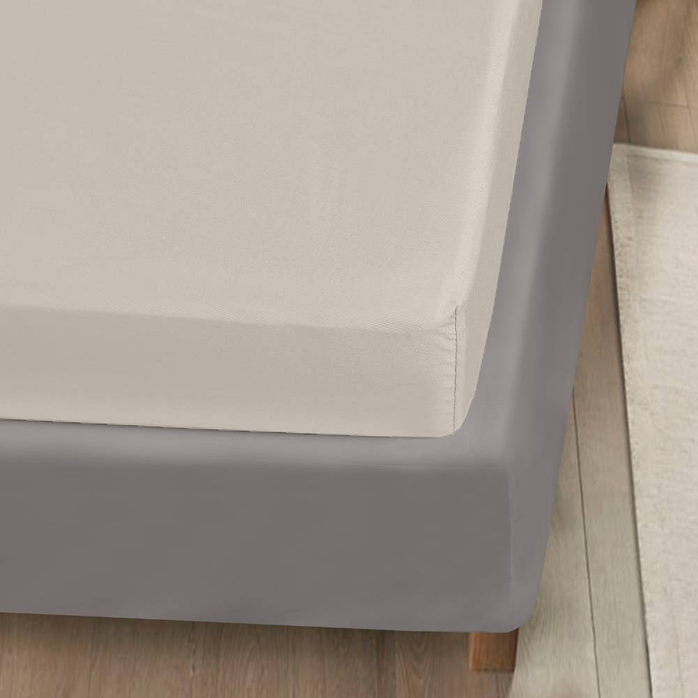 Bambus kuvertlagen beige 90x200x20 - Bambuni