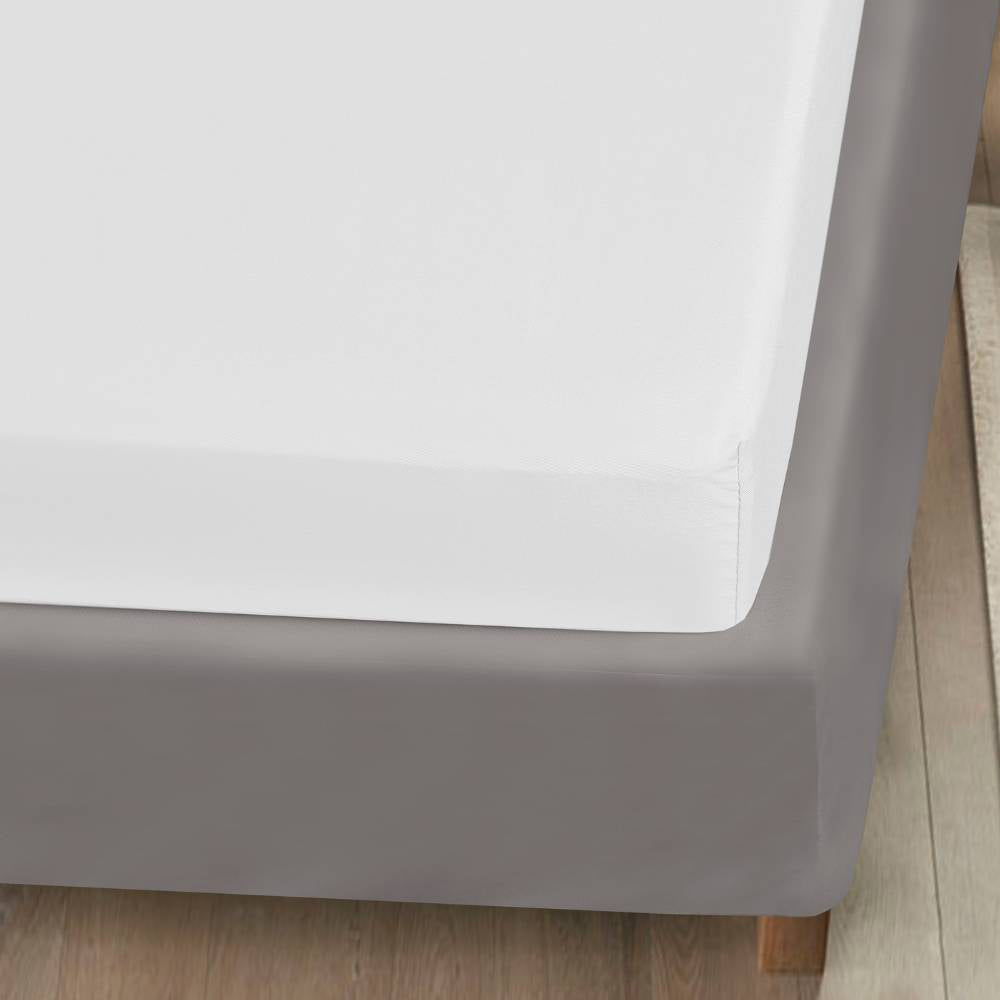 Bambus kuvertlagen hvid 210x210x20 - Bambuni