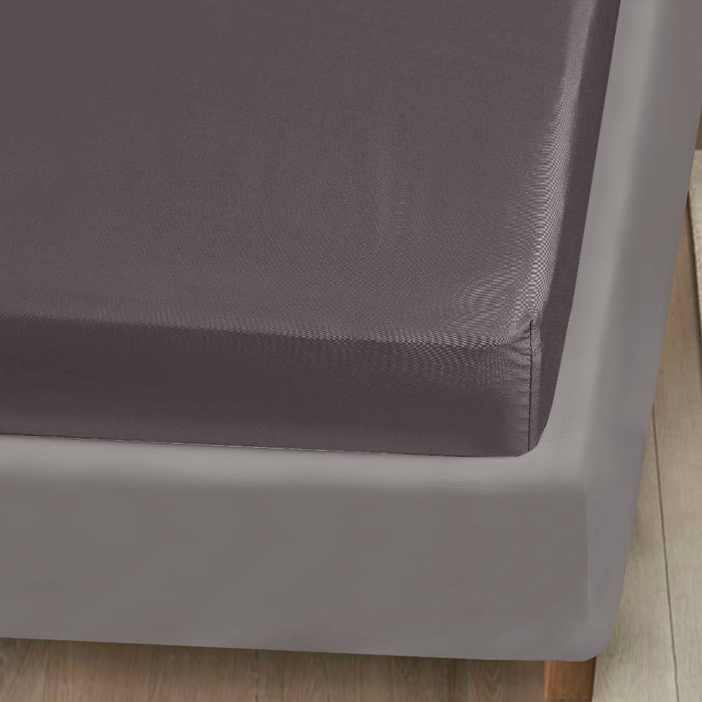 Bambus kuvertlagen koksgrå 90x200x20 - Bambuni