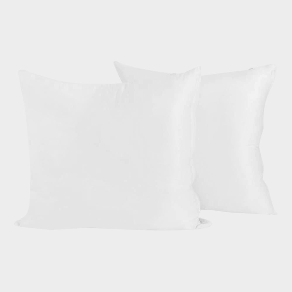 Bambus pudebetræk 60x63 i hvid 2 par - Bambuni