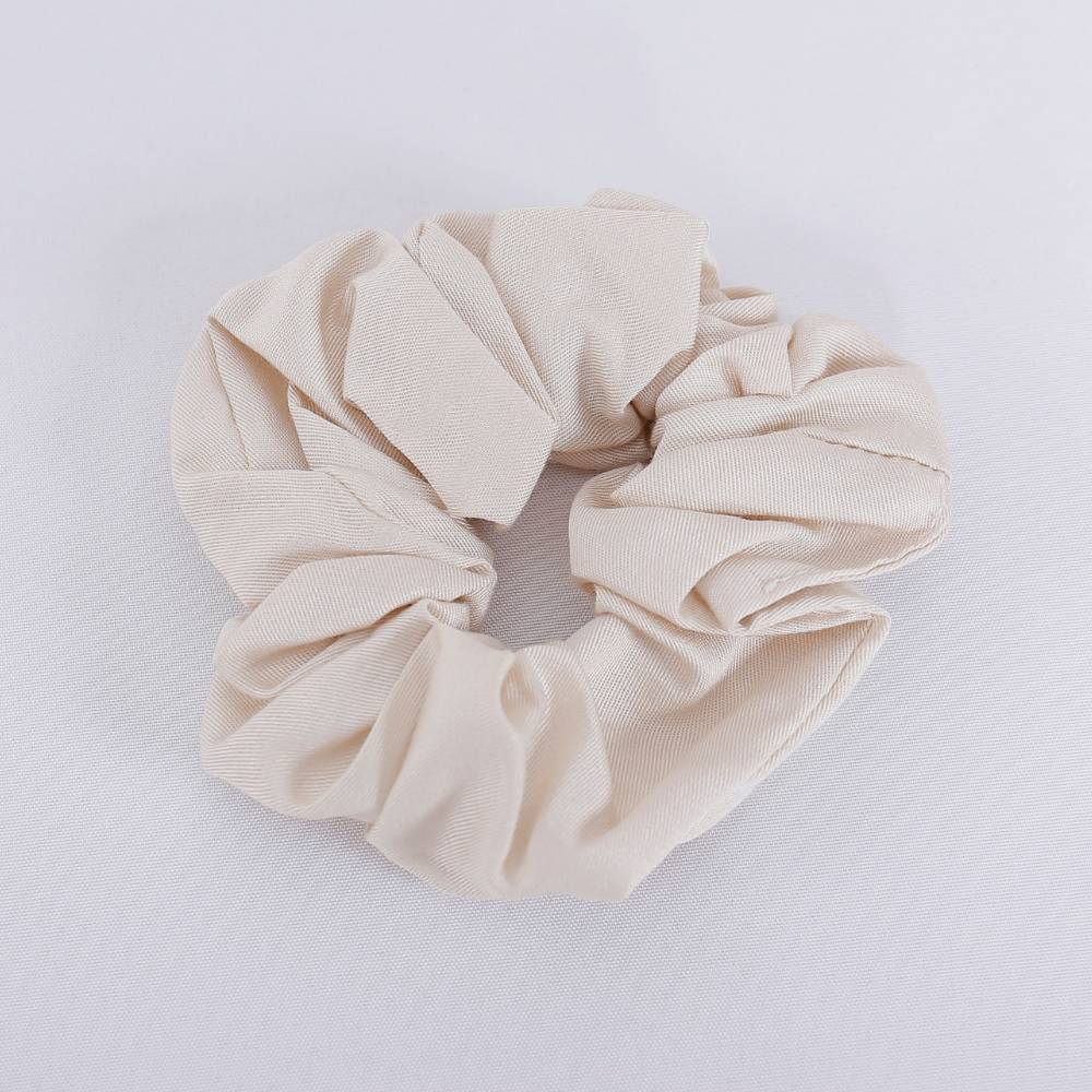 Bambus scrunchie i beige - Bambuni
