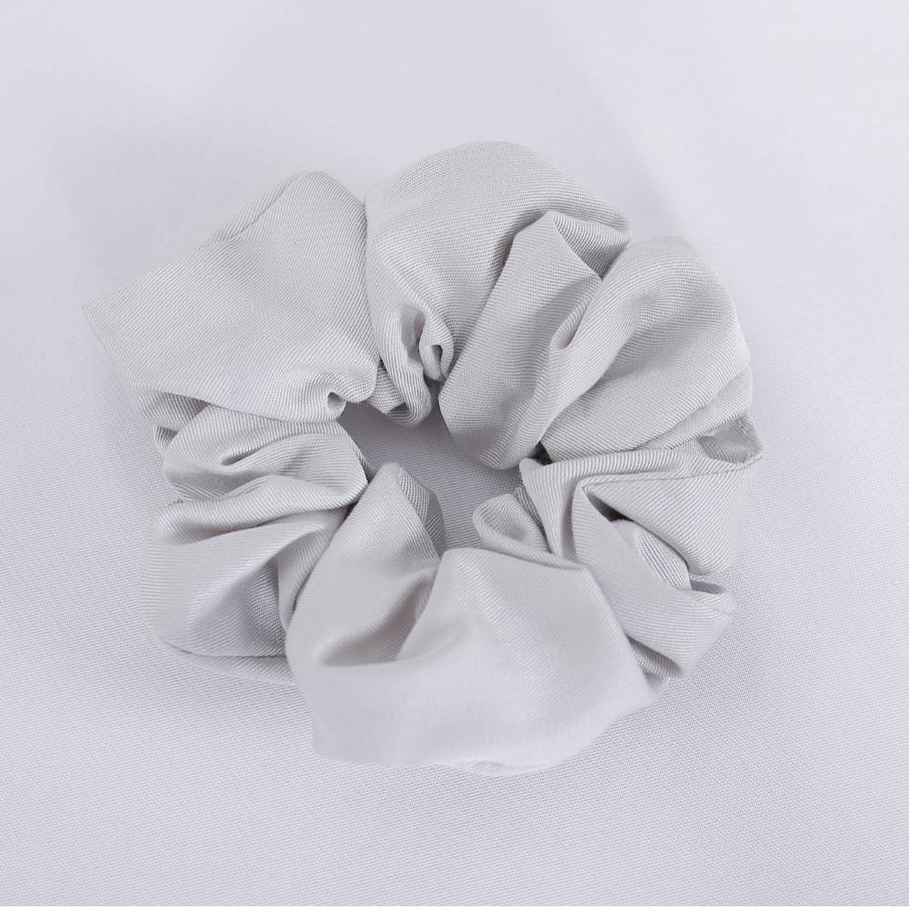 Bambus scrunchie i lysegrå - Bambuni