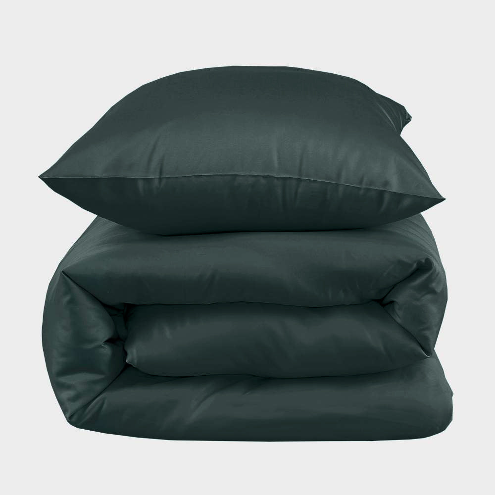 Bambus sengetøj grøn 140x220 - Bambuni