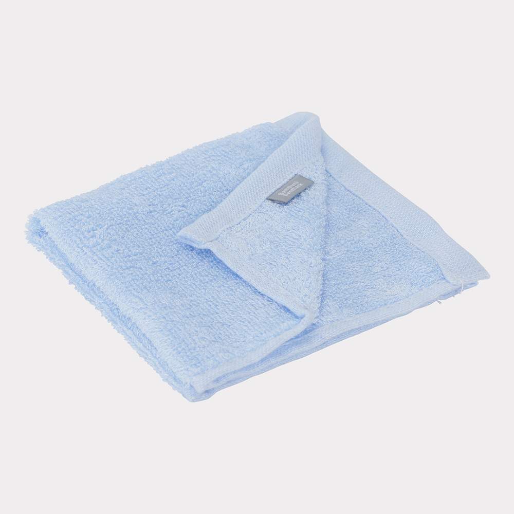 Bambus vaskeklude i lyseblå 25x25 - Bambuni