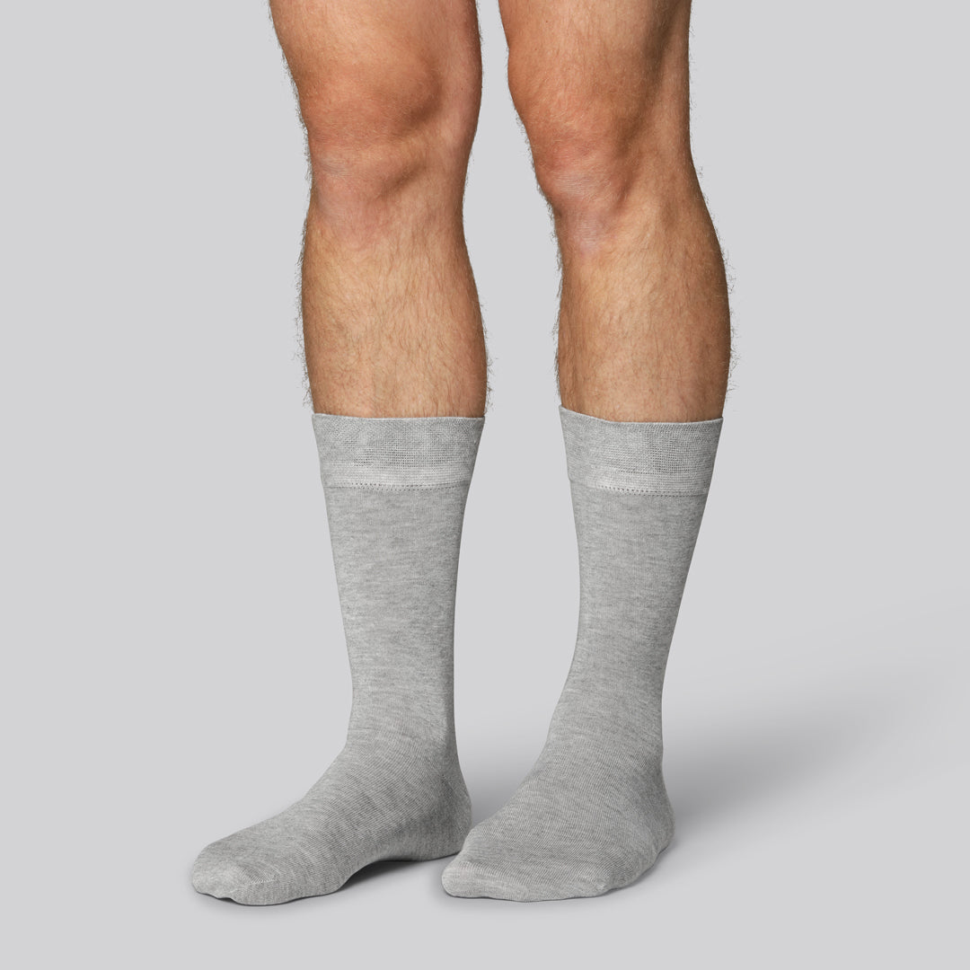 Bambus strømper i grå til mænd - Bambuni