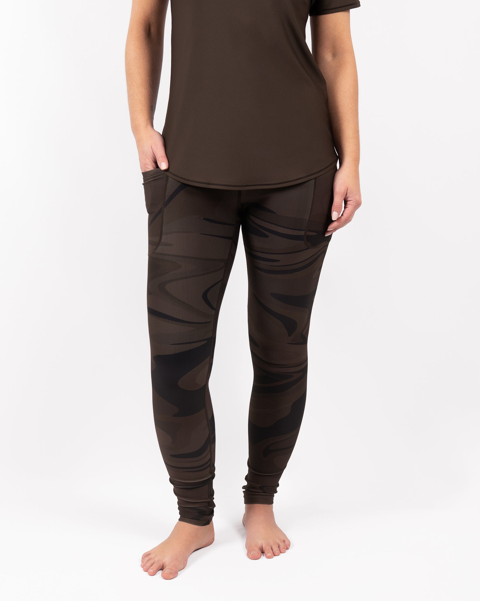 Signature Chestnut Leggings - Huabo