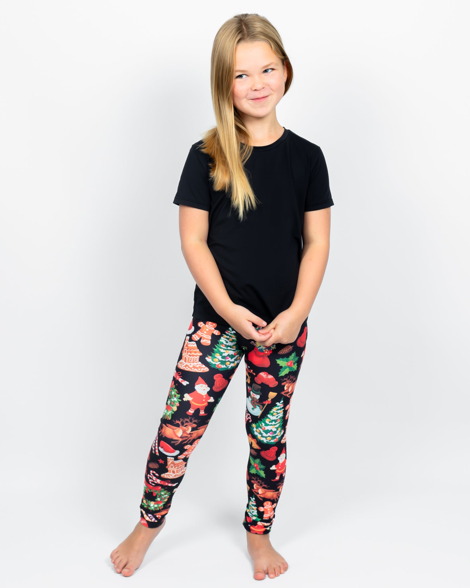 Christmastide Kids Leggings - Huabo