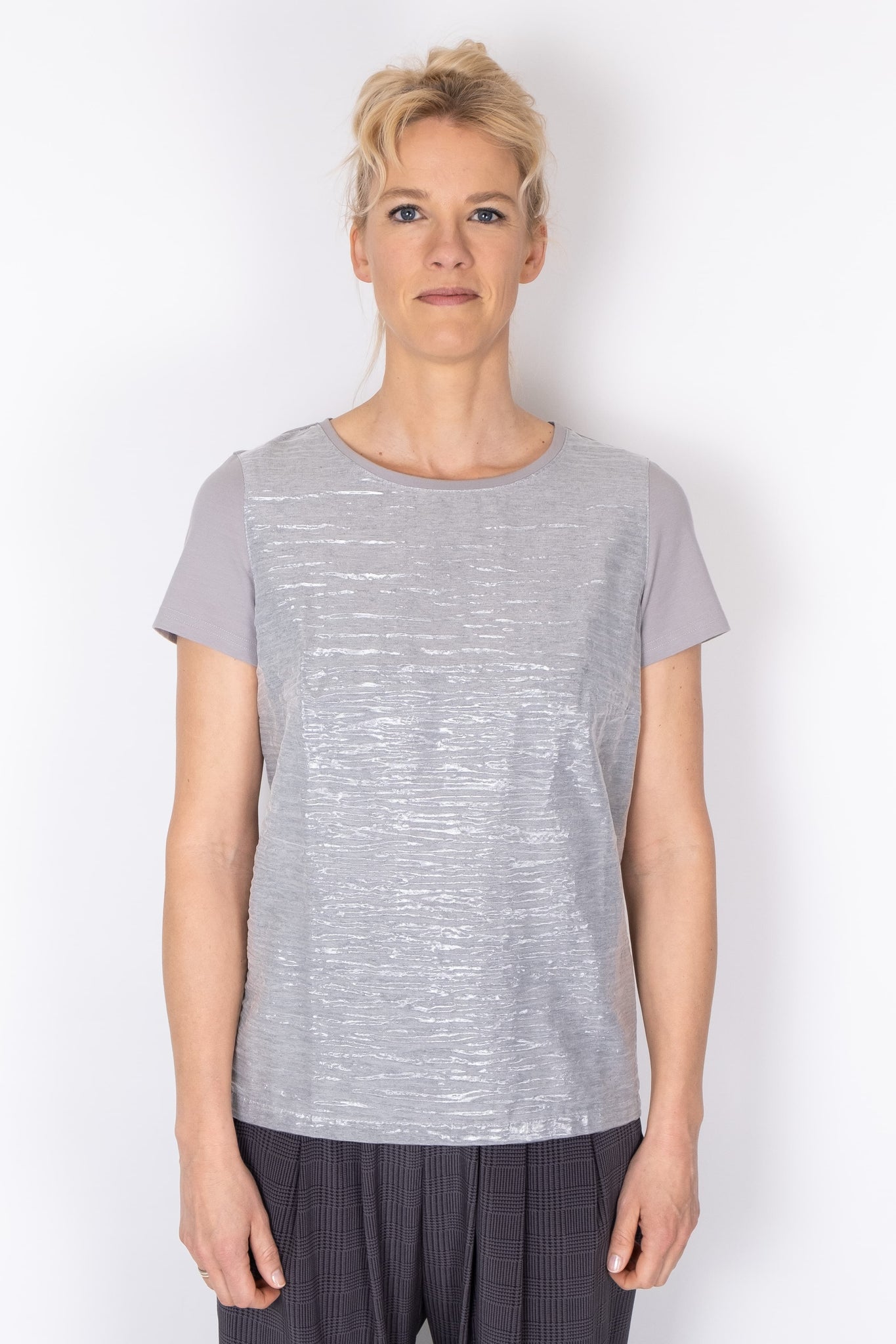 Jersey Top GLASS grå - PAROL